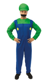 Déguisement plombier Luigi Vert / Costume Plombier vert / La Maison Du Déguisement